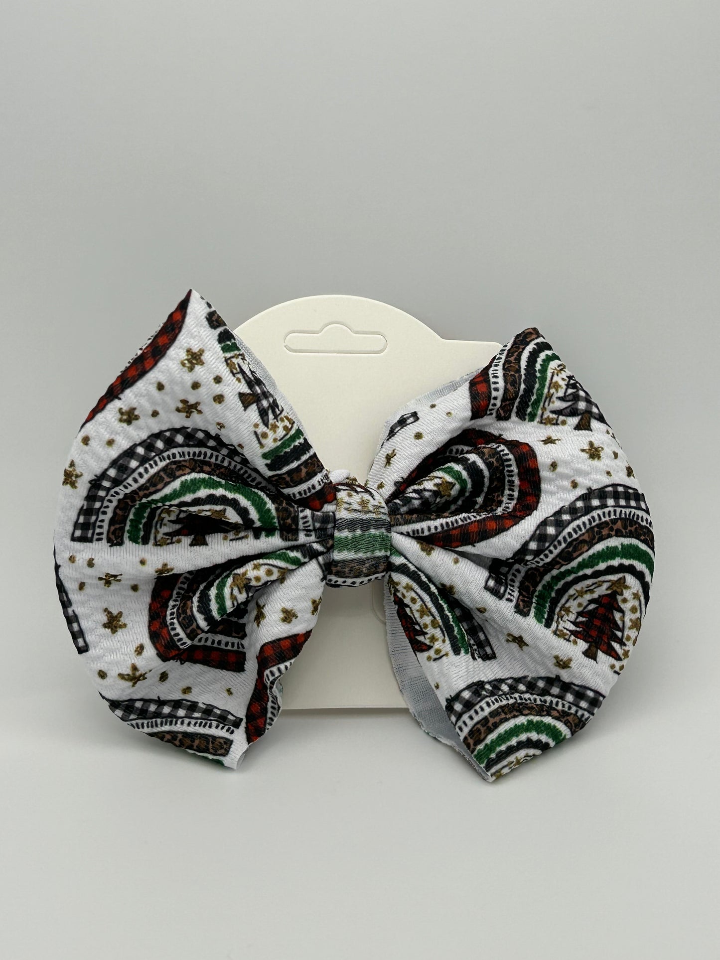 Christmas Rainbow Bow