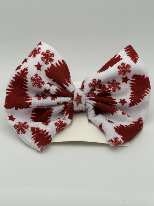 Red Christmas Tree Bow