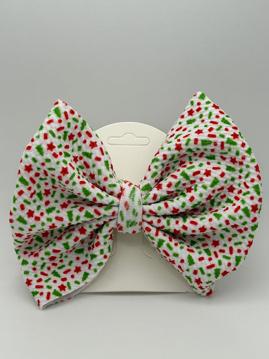 Christmas Sprinkle Bow